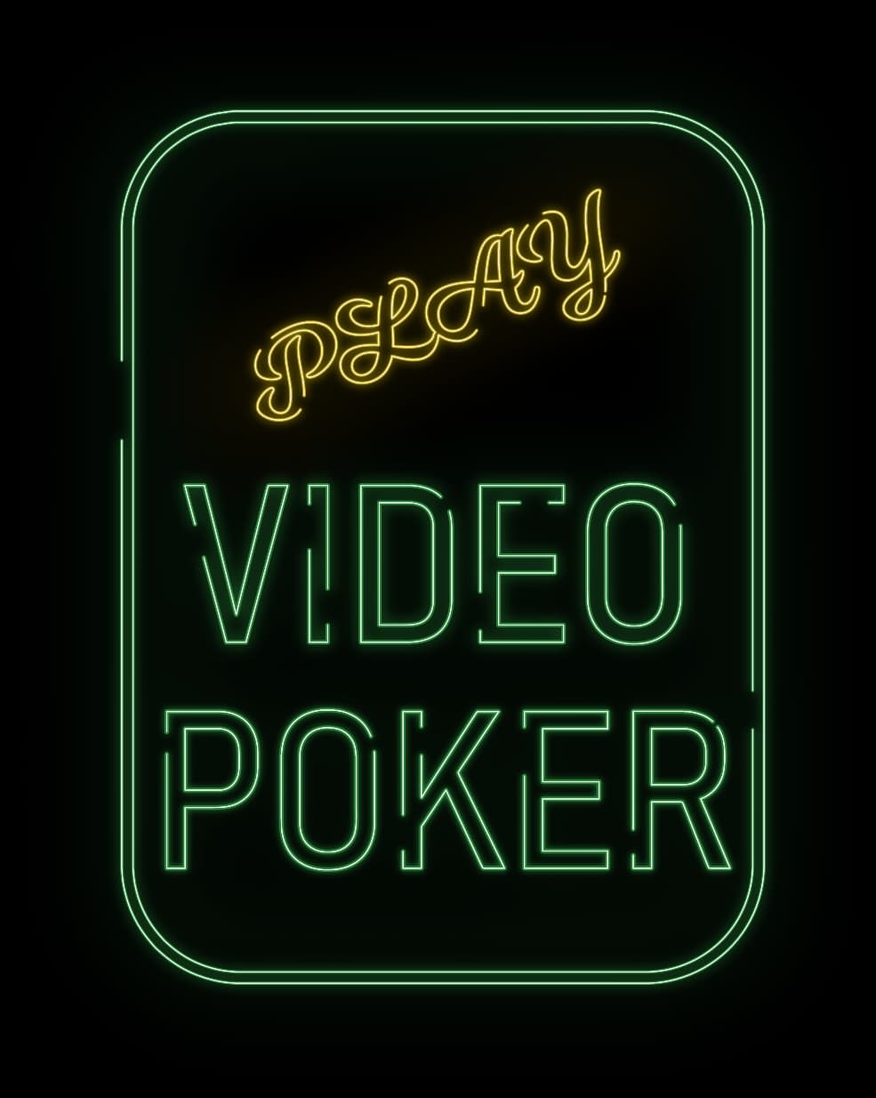 Play Video Poker Sign